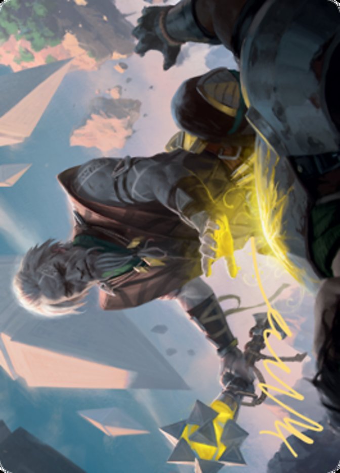 Expedition Healer Art Card (Gold-Stamped Signature) [Zendikar Rising Art Series] | L.A. Mood Comics and Games