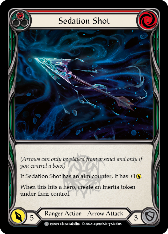 Sedation Shot (Red) [RIP019] (Outsiders Riptide Blitz Deck) | L.A. Mood Comics and Games