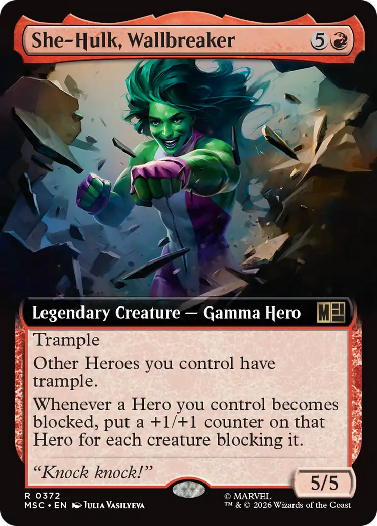 She-Hulk, Wallbreaker (Extended Art) [Marvel Super Heroes Commander] | L.A. Mood Comics and Games