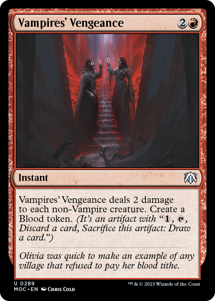 Vampires' Vengeance [March of the Machine Commander] | L.A. Mood Comics and Games