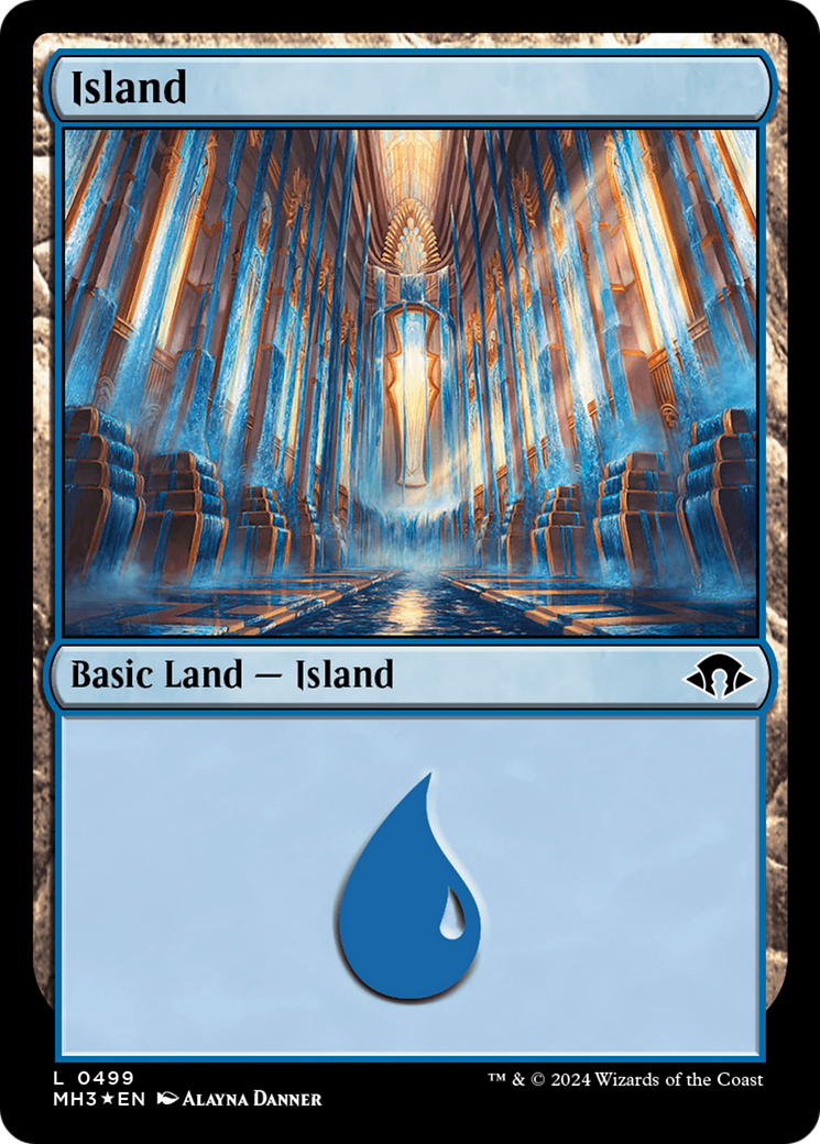 Island (0499) (Ripple Foil) [Modern Horizons 3] | L.A. Mood Comics and Games