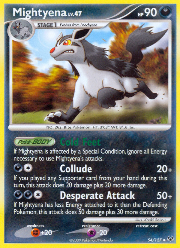 Mightyena (54/127) [Platinum: Base Set] | L.A. Mood Comics and Games