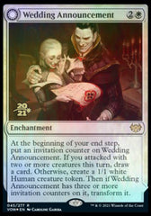 Wedding Announcement // Wedding Festivity [Innistrad: Crimson Vow Prerelease Promos] | L.A. Mood Comics and Games