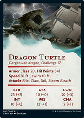 Dragon Turtle Art Card [Dungeons & Dragons: Adventures in the Forgotten Realms Art Series] | L.A. Mood Comics and Games