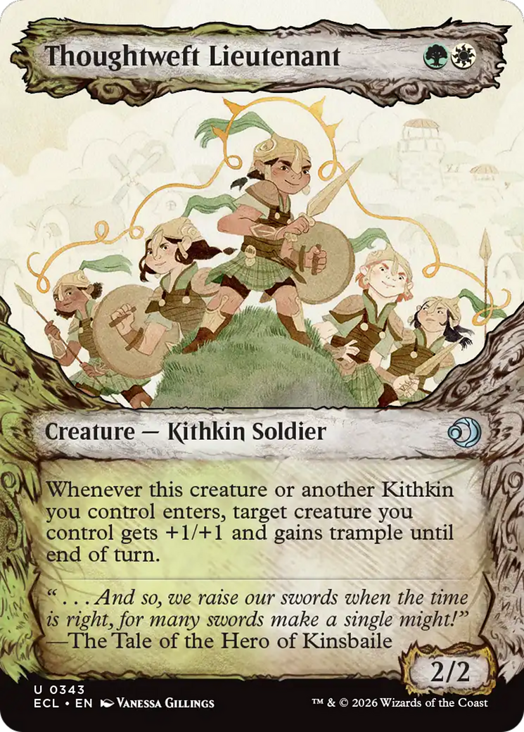 Thoughtweft Lieutenant (Showcase) [Lorwyn Eclipsed] | L.A. Mood Comics and Games