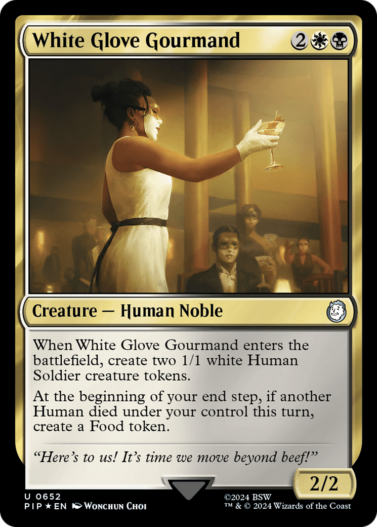 White Glove Gourmand (Surge Foil) [Fallout] | L.A. Mood Comics and Games