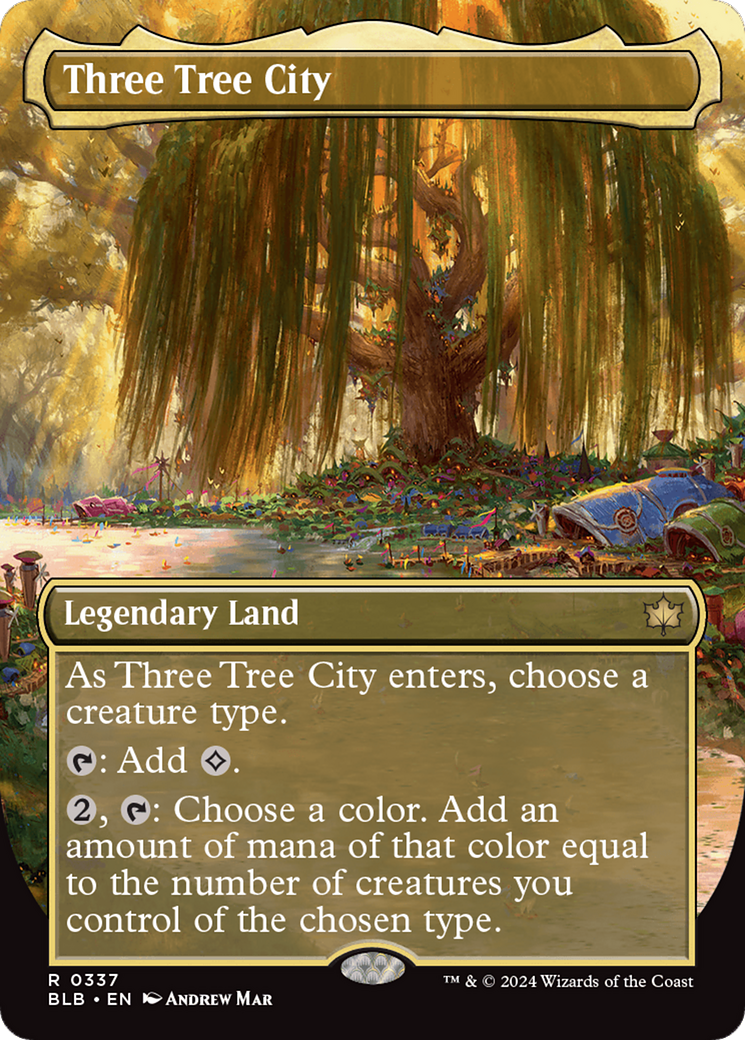 Three Tree City (Borderless) (0337) [Bloomburrow] | L.A. Mood Comics and Games