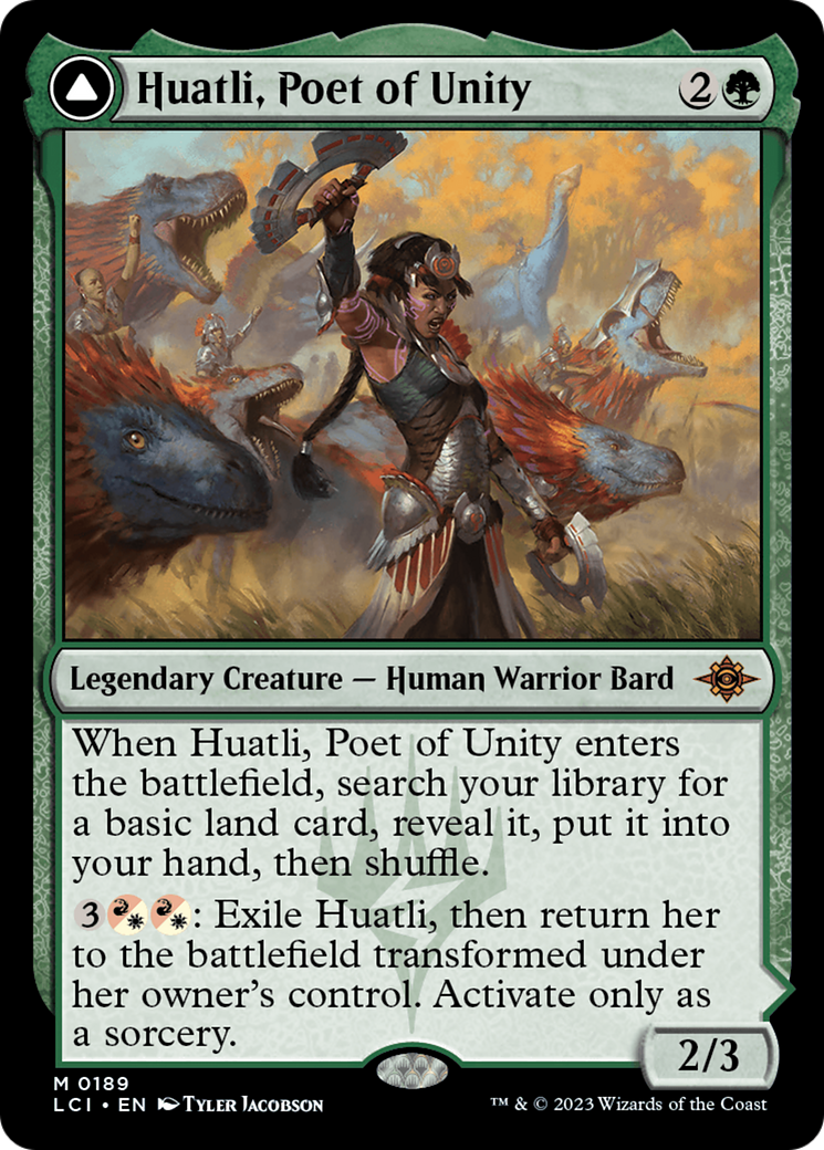 Huatli, Poet of Unity // Roar of the Fifth People [The Lost Caverns of Ixalan] | L.A. Mood Comics and Games