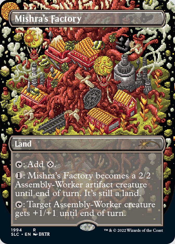 Mishra's Factory (Borderless) [Secret Lair Countdown Kit] | L.A. Mood Comics and Games