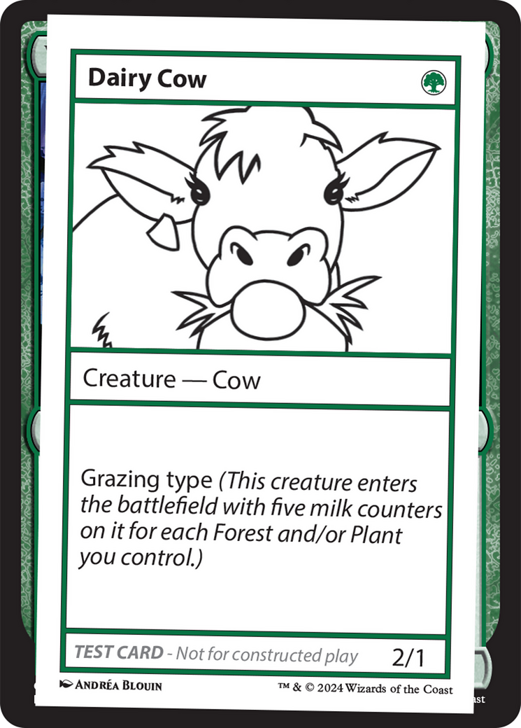 Dairy Cow [Mystery Booster 2 Playtest Cards] | L.A. Mood Comics and Games