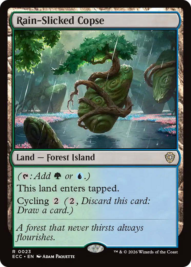Rain-Slicked Copse [Lorwyn Eclipsed Commander] | L.A. Mood Comics and Games