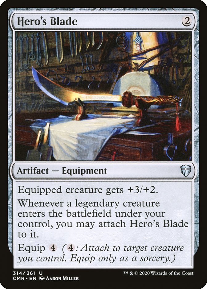 Hero's Blade (314) [Commander Legends] | L.A. Mood Comics and Games