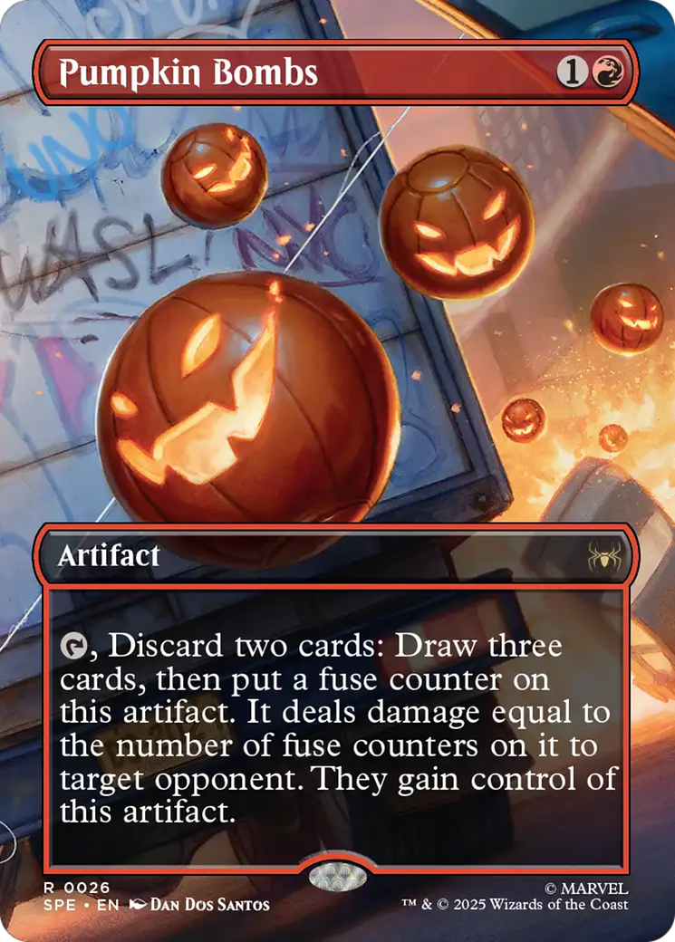 Pumpkin Bombs (Borderless) [Marvel's Spider-Man: Eternal-Legal] | L.A. Mood Comics and Games