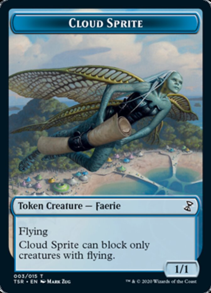 Cloud Sprite Token [Time Spiral Remastered Tokens] | L.A. Mood Comics and Games