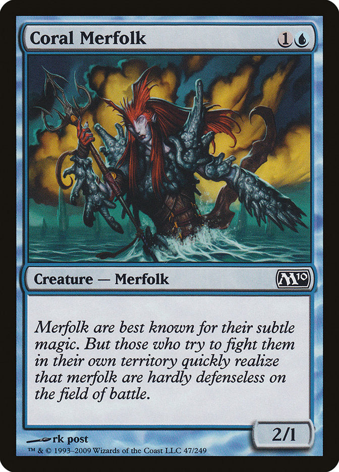 Coral Merfolk [Magic 2010] | L.A. Mood Comics and Games