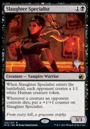 Slaughter Specialist (Promo Pack) [Innistrad: Midnight Hunt Promos] | L.A. Mood Comics and Games