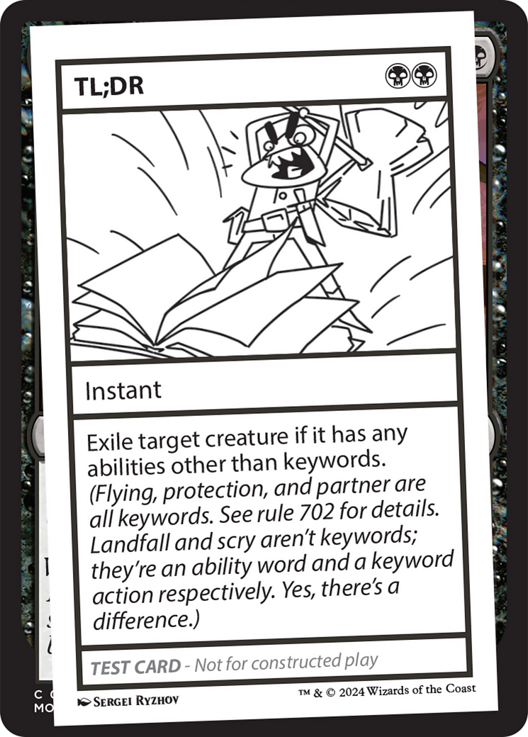 TL;DR [Mystery Booster 2 Playtest Cards] | L.A. Mood Comics and Games