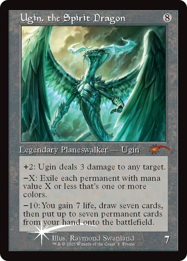 Ugin, the Spirit Dragon (Retro Frame) [Secret Lair Drop Series] | L.A. Mood Comics and Games
