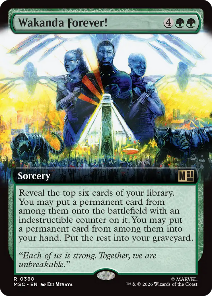 Wakanda Forever! (Extended Art) [Marvel Super Heroes Commander] | L.A. Mood Comics and Games