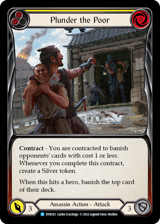 Plunder the Poor (Yellow) [DYN125] (Dynasty) | L.A. Mood Comics and Games
