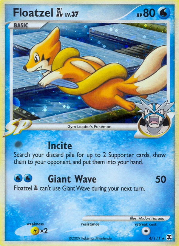 Floatzel GL (4/111) [Platinum: Rising Rivals] | L.A. Mood Comics and Games