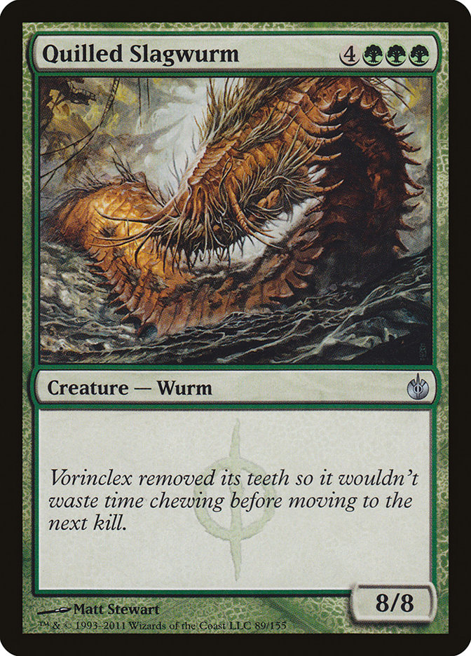 Quilled Slagwurm [Mirrodin Besieged] | L.A. Mood Comics and Games