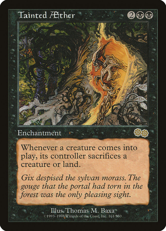 Tainted Aether [Urza's Saga] | L.A. Mood Comics and Games