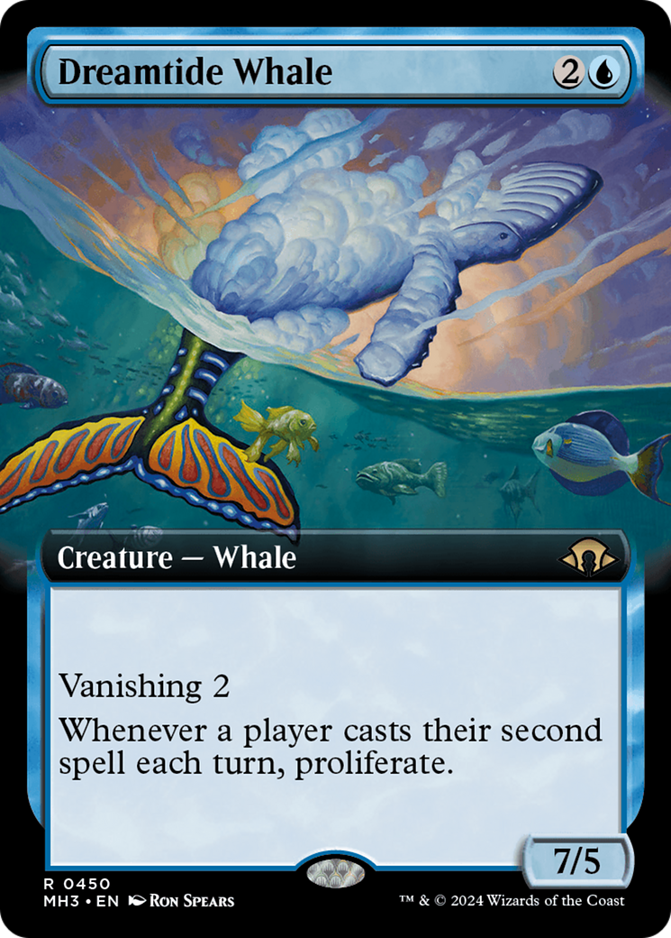 Dreamtide Whale (Extended Art) [Modern Horizons 3] | L.A. Mood Comics and Games