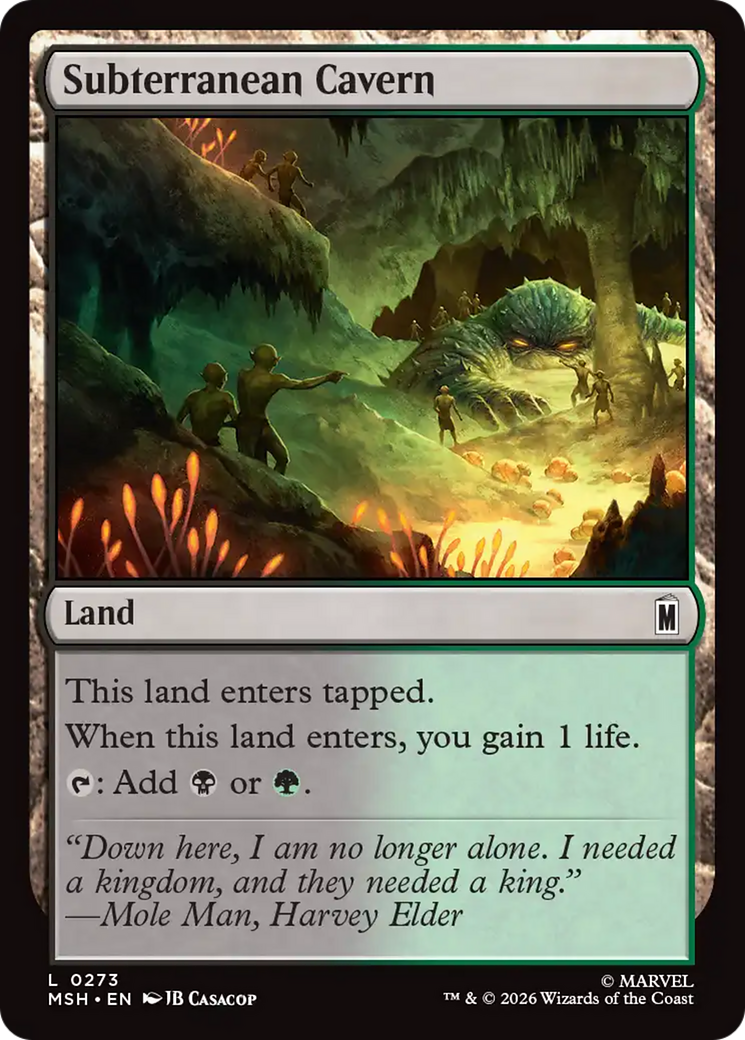 Subterranean Cavern [Marvel Super Heroes] | L.A. Mood Comics and Games