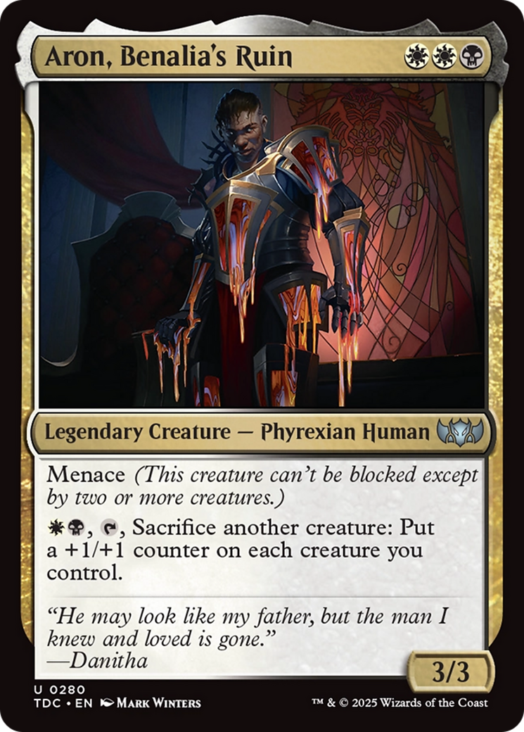 Aron, Benalia's Ruin [Tarkir: Dragonstorm Commander] | L.A. Mood Comics and Games
