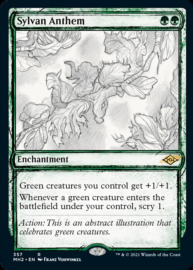 Sylvan Anthem (Sketch) [Modern Horizons 2] | L.A. Mood Comics and Games