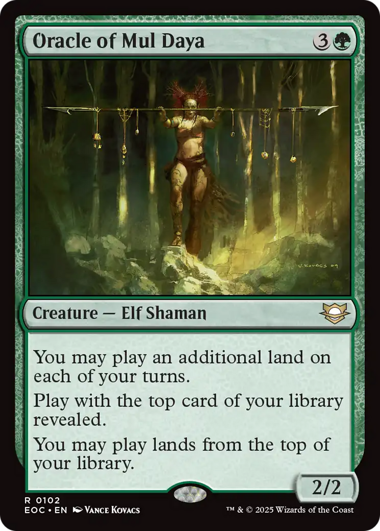 Oracle of Mul Daya [Edge of Eternities Commander] | L.A. Mood Comics and Games
