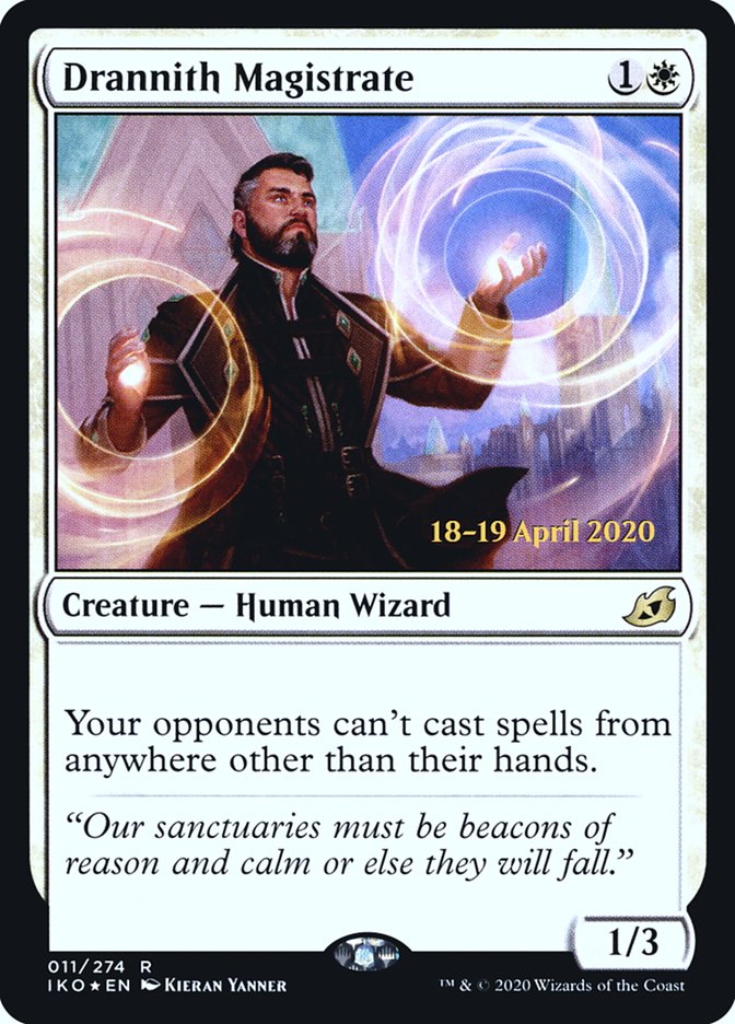 Drannith Magistrate [Ikoria: Lair of Behemoths Prerelease Promos] | L.A. Mood Comics and Games