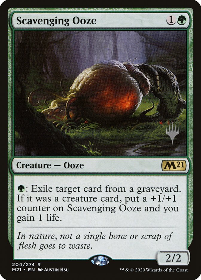Scavenging Ooze (Promo Pack) [Core Set 2021 Promos] | L.A. Mood Comics and Games