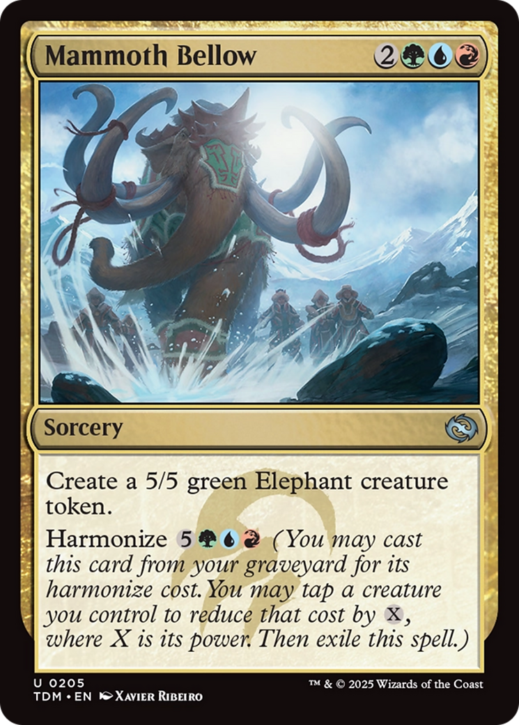 Mammoth Bellow [Tarkir: Dragonstorm] | L.A. Mood Comics and Games