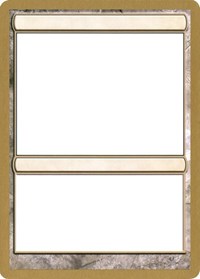 2004 World Championship Blank Card [World Championship Decks 2004] | L.A. Mood Comics and Games