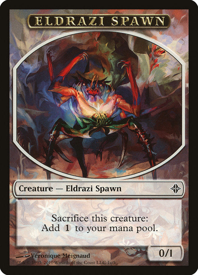 Eldrazi Spawn Token (1c/5) [Rise of the Eldrazi Tokens] | L.A. Mood Comics and Games