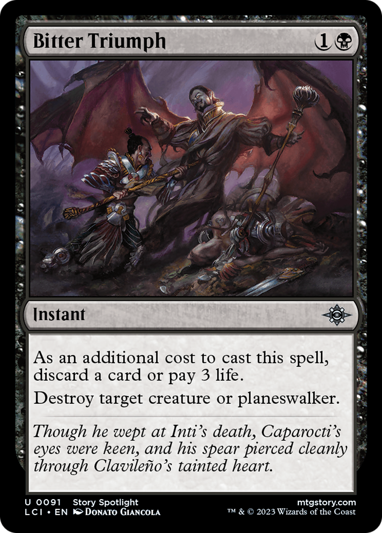 Bitter Triumph [The Lost Caverns of Ixalan] | L.A. Mood Comics and Games
