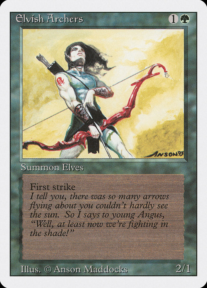 Elvish Archers [Revised Edition] | L.A. Mood Comics and Games