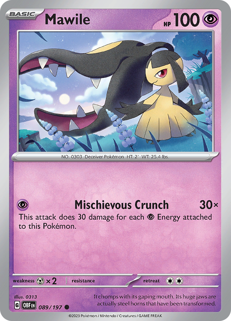 Mawile (089/197) [Scarlet & Violet: Obsidian Flames] | L.A. Mood Comics and Games