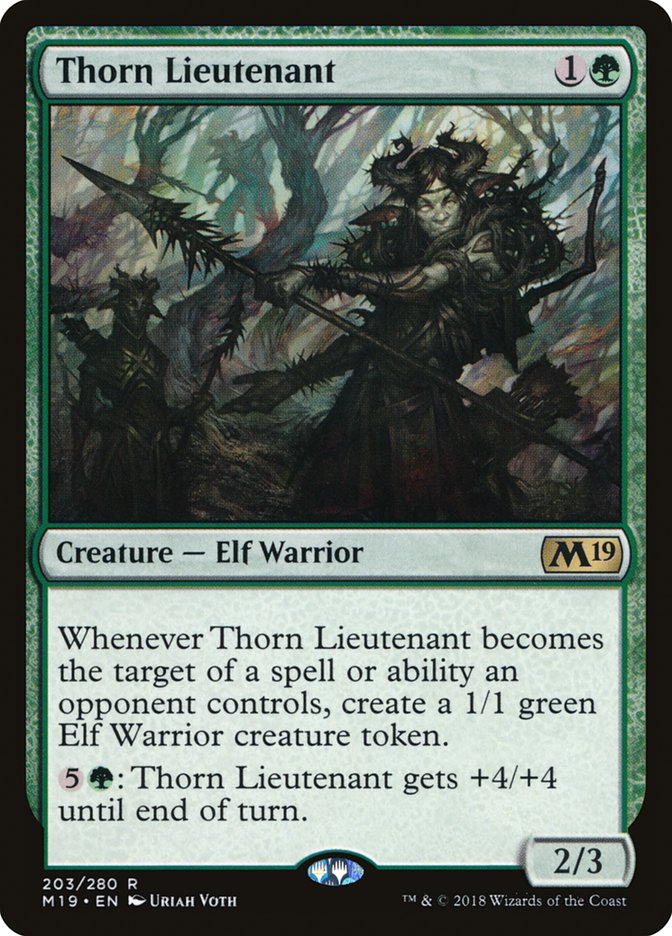 Thorn Lieutenant [Core Set 2019] | L.A. Mood Comics and Games