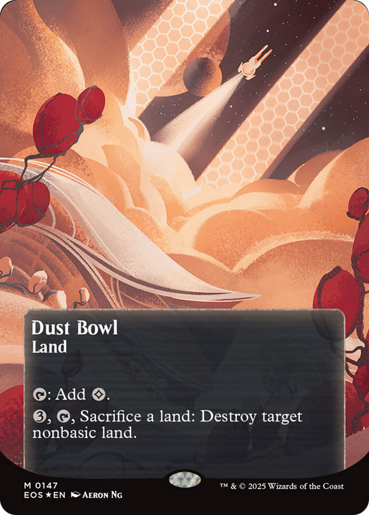 Dust Bowl (0057) (Borderless) (Galaxy Foil) [Edge of Eternities: Stellar Sights] | L.A. Mood Comics and Games