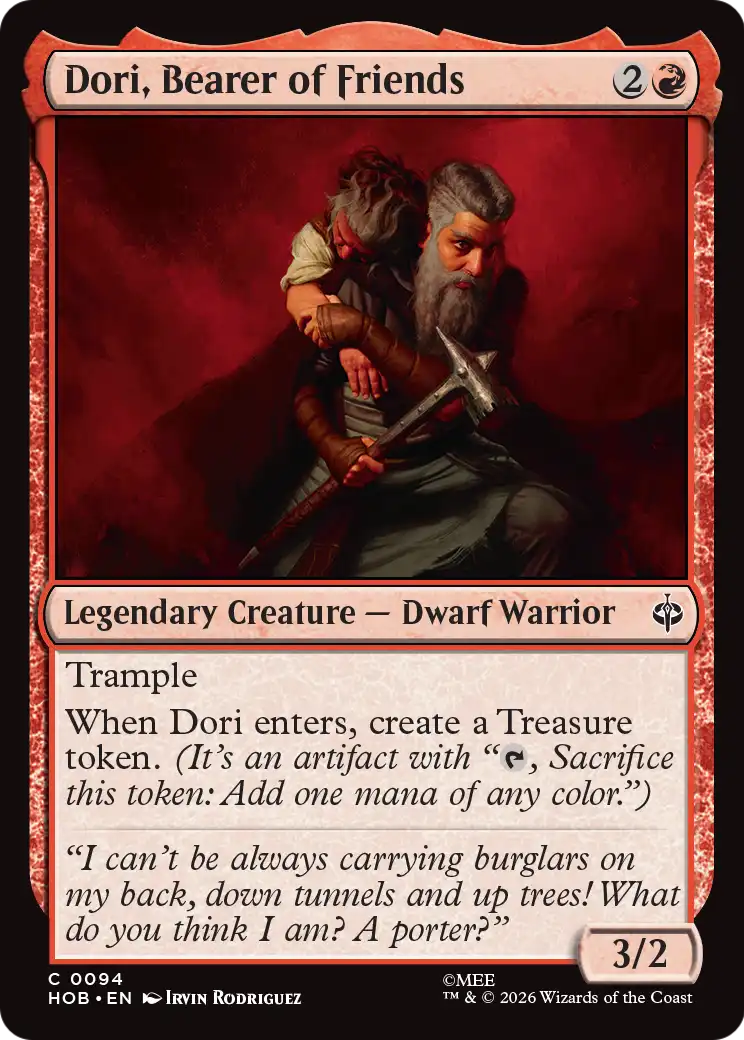 Dori, Bearer of Friends [The Hobbit] | L.A. Mood Comics and Games