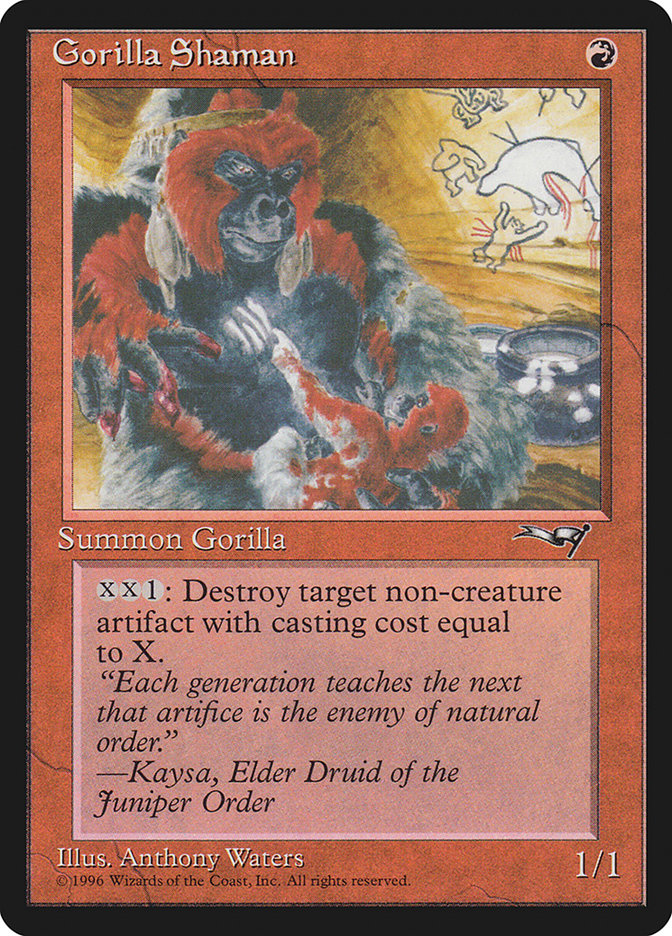 Gorilla Shaman (Holding Child) [Alliances] | L.A. Mood Comics and Games