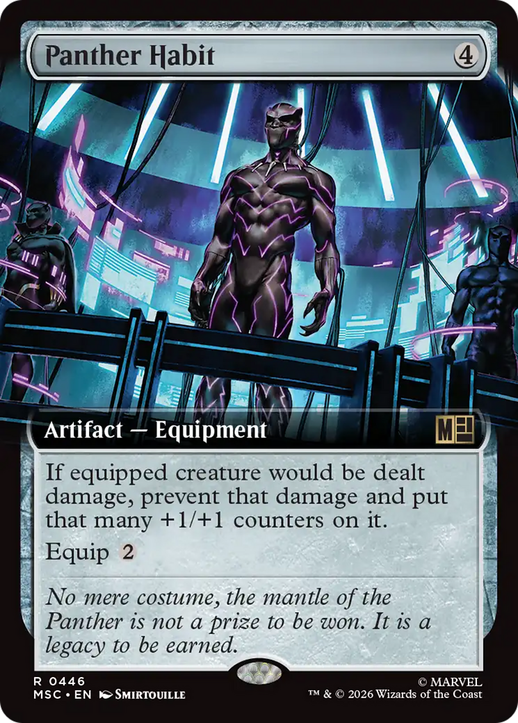 Panther Habit (Extended Art) [Marvel Super Heroes Commander] | L.A. Mood Comics and Games