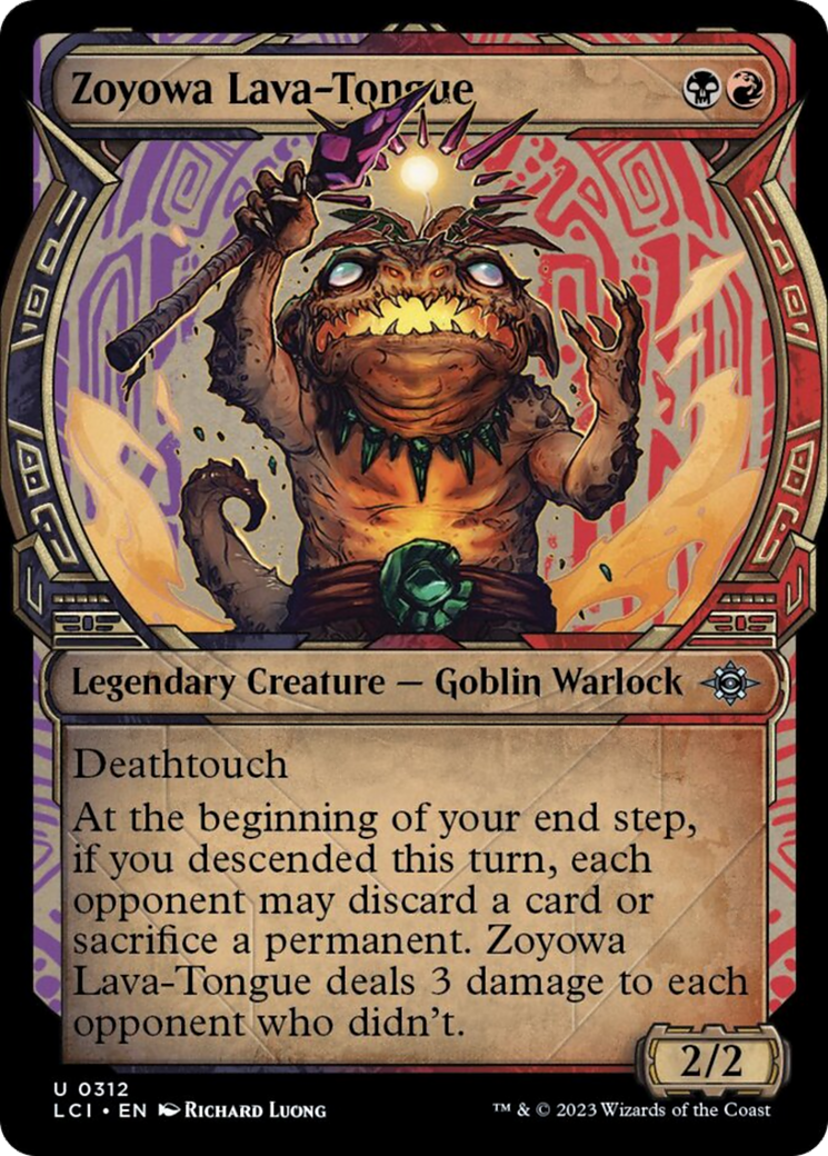 Zoyowa Lava-Tongue (Showcase) [The Lost Caverns of Ixalan] | L.A. Mood Comics and Games