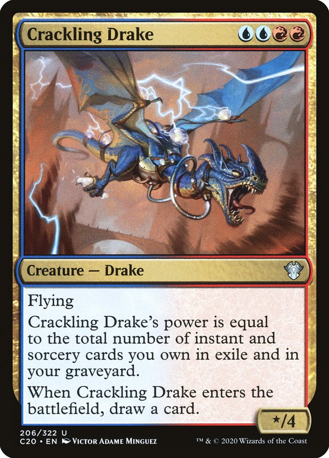 Crackling Drake [Commander 2020] | L.A. Mood Comics and Games
