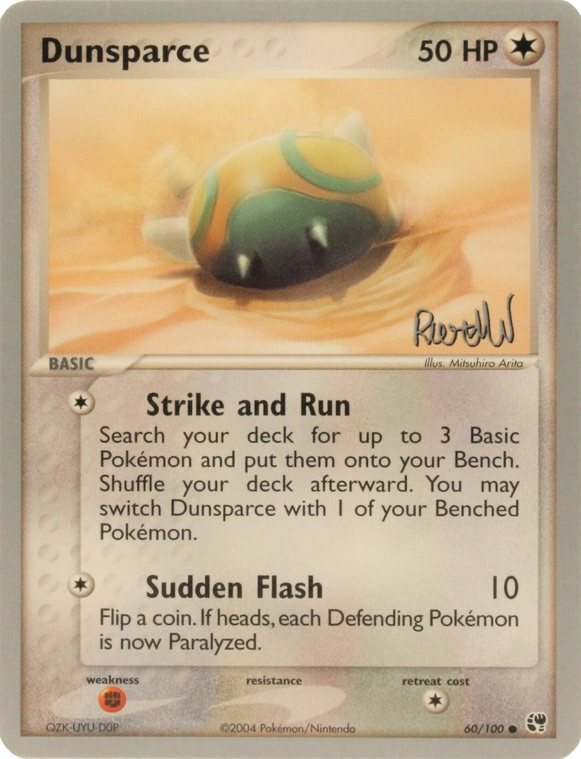 Dunsparce (60/100) (Rocky Beach - Reed Weichler) [World Championships 2004] | L.A. Mood Comics and Games