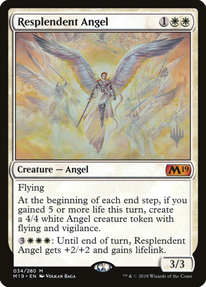Resplendent Angel (Promo Pack) [Core Set 2019 Promos] | L.A. Mood Comics and Games