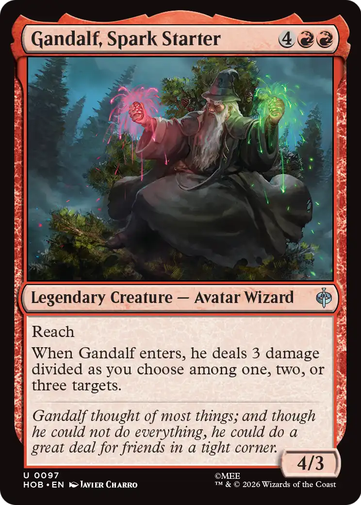 Gandalf, Spark Starter [The Hobbit] | L.A. Mood Comics and Games